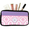 Pink, White & Purple Damask Makeup / Cosmetic Bag (Personalized)