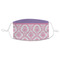 Pink, White & Purple Damask Adult Cloth Face Mask - Standard