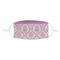 Pink, White & Purple Damask Kid's Cloth Face Mask