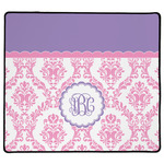 Pink, White & Purple Damask XL Gaming Mouse Pad - 18" x 16" (Personalized)