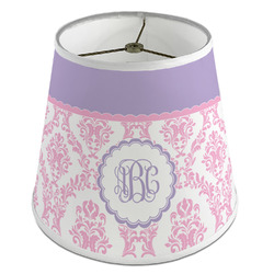 Pink, White & Purple Damask Empire Lamp Shade (Personalized)