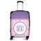 Pink, White & Purple Damask Medium Travel Bag - With Handle