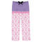 Pink, White & Purple Damask Mens Pajama Pants - XS