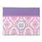 Pink, White & Purple Damask Microfiber Screen Cleaner (Personalized)