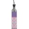 Pink, White & Purple Damask Oil Dispenser Bottle (Personalized)