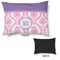 Pink, White & Purple Damask Outdoor Dog Beds - Large - APPROVAL