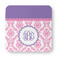Pink, White & Purple Damask Paper Coasters - Approval