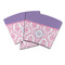 Pink, White & Purple Damask Party Cup Sleeves - PARENT MAIN