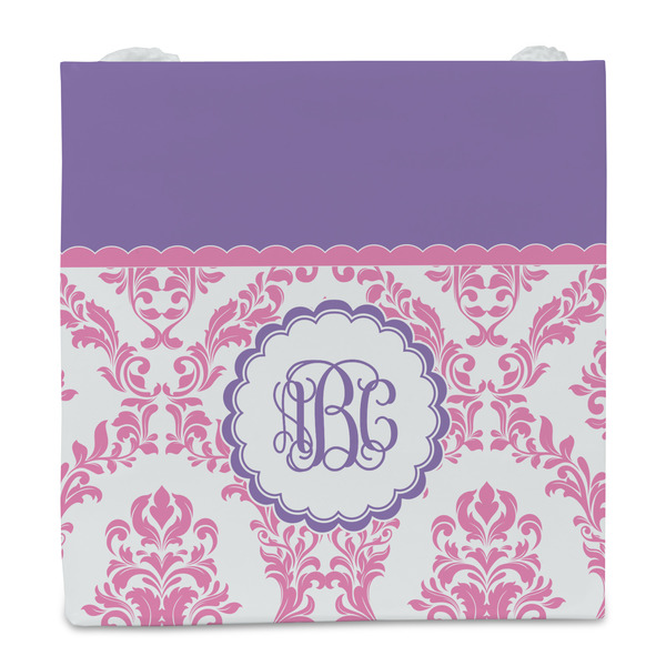 Pink, White & Purple Damask Party Favor Gift Bag - Gloss - Front