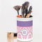 Pink, White & Purple Damask Pencil Holder - LIFESTYLE makeup