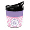 Pink, White & Purple Damask Personalized Plastic Ice Bucket