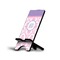 Pink, White & Purple Damask Cell Phone Stand (Small) (Personalized)