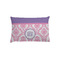 Pink, White & Purple Damask Pillow Case - Toddler - Front