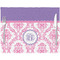 Pink, White & Purple Damask Placemat with Props
