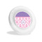 Pink, White & Purple Damask Plastic Party Appetizer & Dessert Plates - Main/Front