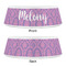 Pink, White & Purple Damask Plastic Pet Bowls - Small - APPROVAL