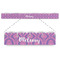 Pink, White & Purple Damask Plastic Ruler - 12" (Personalized)