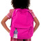 Pink, White & Purple Damask Sanitizer Holder Keychain - LIFESTYLE Backpack (LRG)