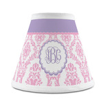 Pink, White & Purple Damask Chandelier Lamp Shade (Personalized)