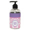 Pink, White & Purple Damask Small Soap/Lotion Bottle