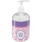 Pink, White & Purple Damask Bathroom Accessories Set (Personalized)