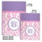 Pink, White & Purple Damask Soft Cover Journal - Compare