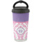 Pink, White & Purple Damask Stainless Steel Travel Cup