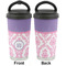 Pink, White & Purple Damask Stainless Steel Travel Cup - Apvl