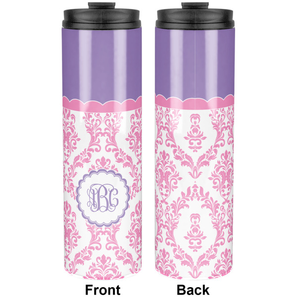 Pink, White & Purple Damask Stainless Steel Tumbler 20 Oz - Approval