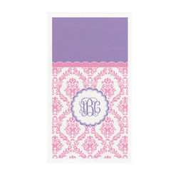 Pink, White & Purple Damask Guest Paper Towels - Full Color - Standard (Personalized)