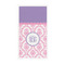 Pink, White & Purple Damask Guest Paper Towels - Full Color - Standard (Personalized)