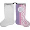 Pink, White & Purple Damask Stocking - Single-Sided - Approval