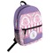 Pink, White & Purple Damask Student Backpack Front