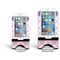 Pink, White & Purple Damask Stylized Phone Stand - Comparison