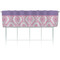 Pink, White & Purple Damask Valance
