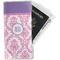 Pink, White & Purple Damask Travel Document Holder