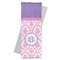 Pink, White & Purple Damask Yoga Mat Towel (Personalized)