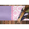 Pink, White & Purple Damask Yoga Mats - LIFESTYLE
