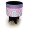 Pink, White & Purple Damask Black Beach Spiker Drink Holder (Personalized)