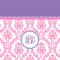 Pink, White & Purple Damask