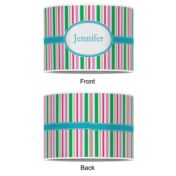 Grosgrain Stripe 12" Drum Lampshade - APPROVAL (Poly Film)