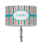 Grosgrain Stripe 12" Drum Lamp Shade - Poly-film (Personalized)