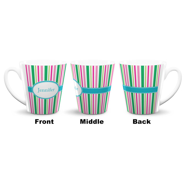 Grosgrain Stripe 12 Oz Latte Mug - Approval