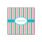 Grosgrain Stripe Wood Print - 12x12 (Personalized)