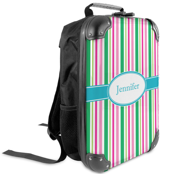 Custom Grosgrain Stripe Kids Hard Shell Backpack (Personalized)