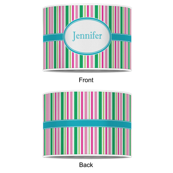 Grosgrain Stripe 16" Drum Lampshade - APPROVAL (Poly Film)