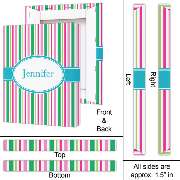 Grosgrain Stripe 16x20 - Canvas Print - Approval