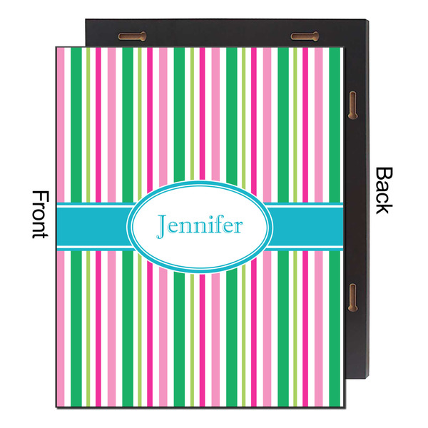 Grosgrain Stripe 16x20 Wood Print - Front & Back View