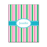 Grosgrain Stripe Wood Print - 16x20 (Personalized)