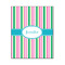 Grosgrain Stripe Wood Print - 16x20 (Personalized)